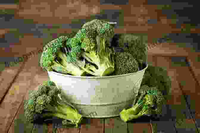 A Beautiful Head Of Green Jimmy Broccoli With Numerous Florets And Stems Spotlight Jimmy Broccoli