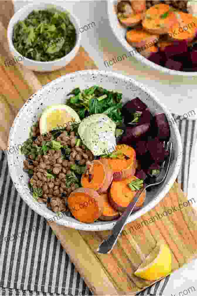 A Bowl Of Lentil Salad With Roasted Vegetables Cholesterol Killers: The Greatest Anti Cholesterol Recipes (Heart Healthy Recipes 1)