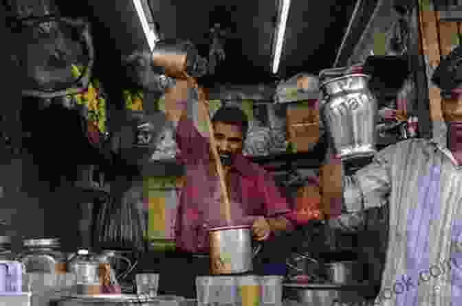 A Bustling Chai Stall In India, With People Gathered Around Enjoying Sips Of Cutting Chai Between Sips Of Cutting Chai: 2nd Haiku Anthology From IN Haiku Mumbai (IN Haiku Anthologies)
