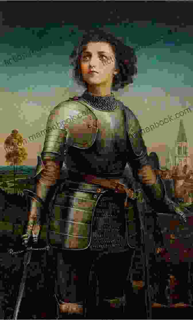 A Depiction Of Joan Of Arc, Clad In Armor And Carrying A Banner, Her Gaze Resolute And Inspiring. Queen Elizabeth Tudor: A Play In Four Acts (Legendary Women Of World History Dramas)