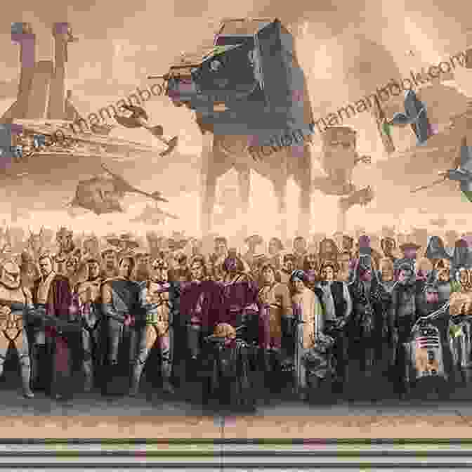 A Panoramic View Of The Iconic Star Wars Galaxy, Showcasing A Diverse Array Of Planets, Starships, And Characters. The World According To Star Wars