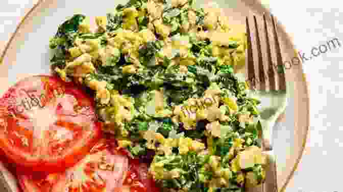 A Plate Of Scrambled Eggs With Spinach And Mushrooms Cholesterol Killers: The Greatest Anti Cholesterol Recipes (Heart Healthy Recipes 1)