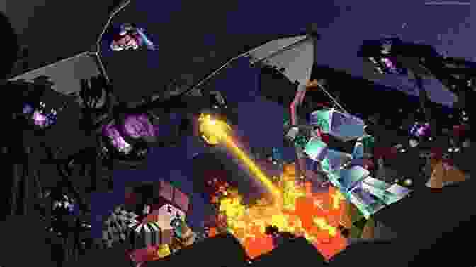 A Scene Depicting A Battle Between A Player And The Ender Dragon In The End Dimension 75 Ways To Teach Computing: Minecraft Education Edition: Making The Most Of Minecraft
