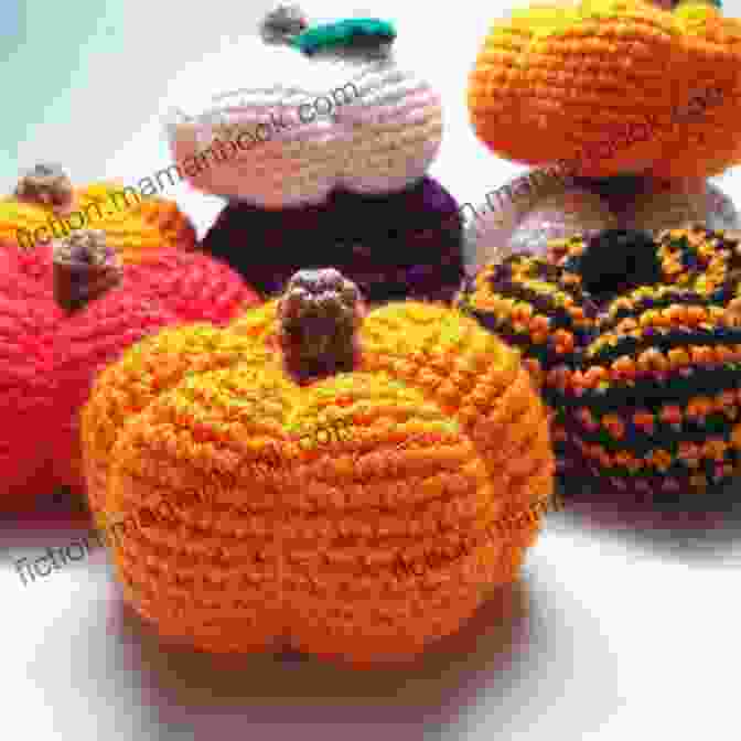 Image Of A Pumpkin Amigurumi Boo, Crocheted In Orange Yarn, With A Carved Pumpkin Face, Black Eyes, And A Green Stem. Cute Ghosts Crochet Guide: Amigurumi Boo Tutorials For Halloween: Boo Crochet Ideas