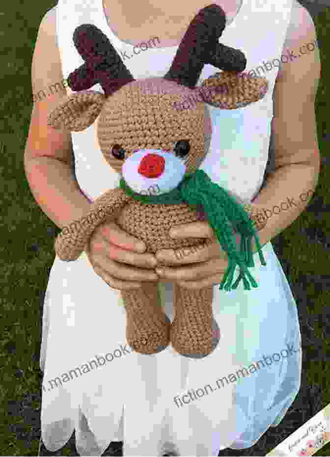Russ The Reindeer Crochet Pattern, Side View Russ The Reindeer: Crochet Pattern