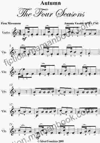 Autumn Four Seasons 1st Mvt Vivaldi Easy Violin Sheet Music